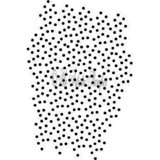 Random Dot Background 11.5 cm x 7.5 cm (cut out and mounted on cling cushioning)