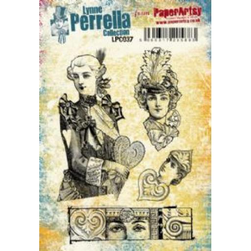 PaperArtsy - Lynne Perrella LPC037 (A5 set, cling-foam trimmed)