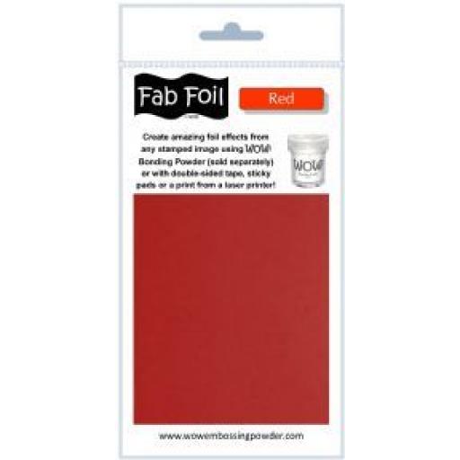 WOW! Fab Foil Red