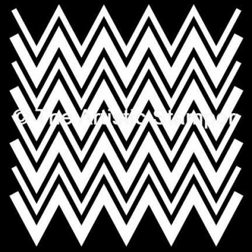 The Artistic Stamper Chevron Mask 6" x 6"