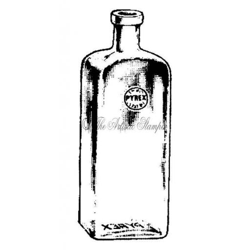 Pyrex Bottle (cut out and mounted on cling cushioning)