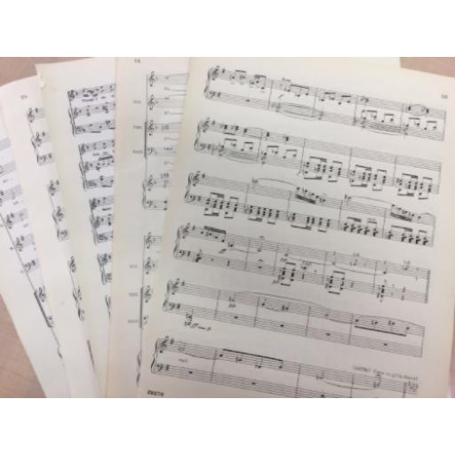 Vintage Music Sheets x 5