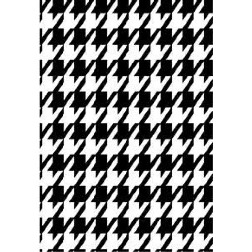 Dogtooth Background size A6 ( cut and mounted on cling cushioning )