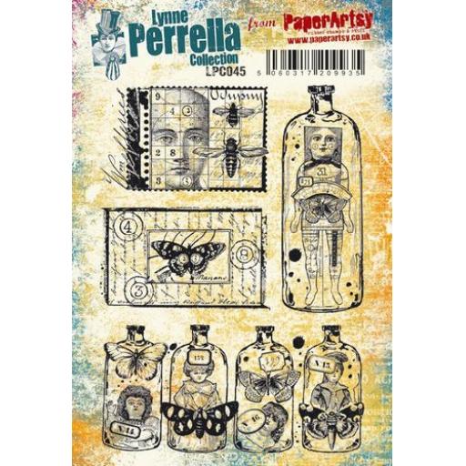 PaperArtsy - Lynne Perrella LPC045 (A5 set, cling-foam trimmed)