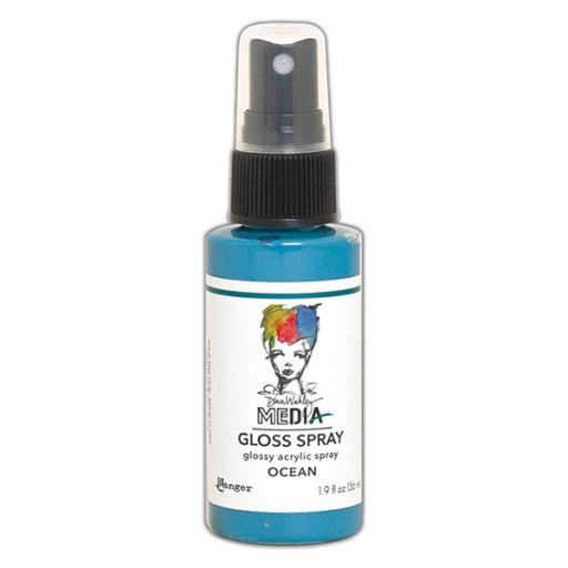 Ranger- Dina Wakley MEdia Gloss Spray - Ocean