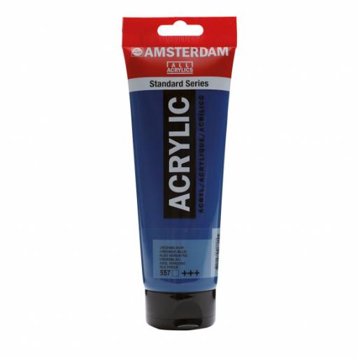 Talens Amsterdam Standard Acrylic Paint-120ml - Greenish Blue 557