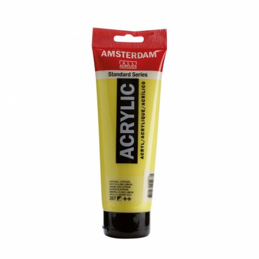 Talens Amsterdam Standard Acrylic Paint-120ml - Azo Yellow Lemon 267