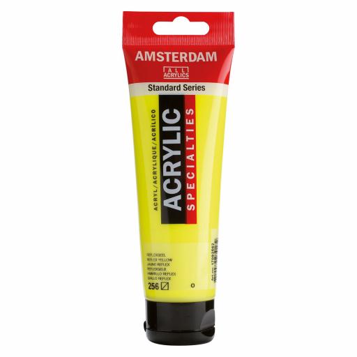 Talens Amsterdam Standard Acrylic Paint-120ml - Reflex Yellow 256