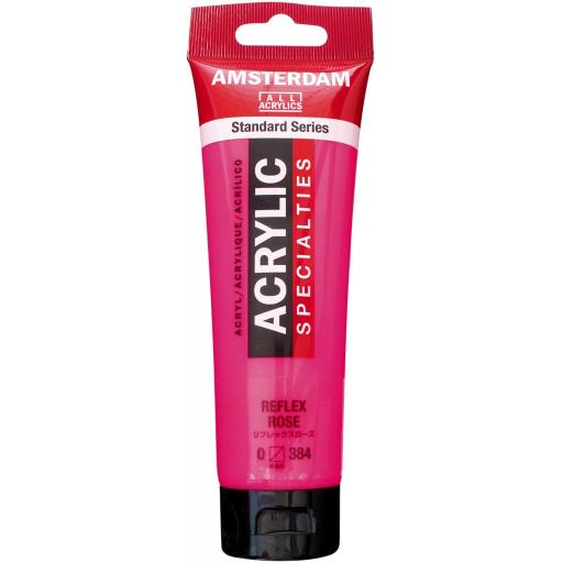 Talens Amsterdam Standard Acrylic Paint-120ml - Reflex Rose 384