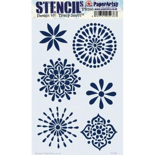 PaperArtsy - PA Stencil 200 Large {ETS}