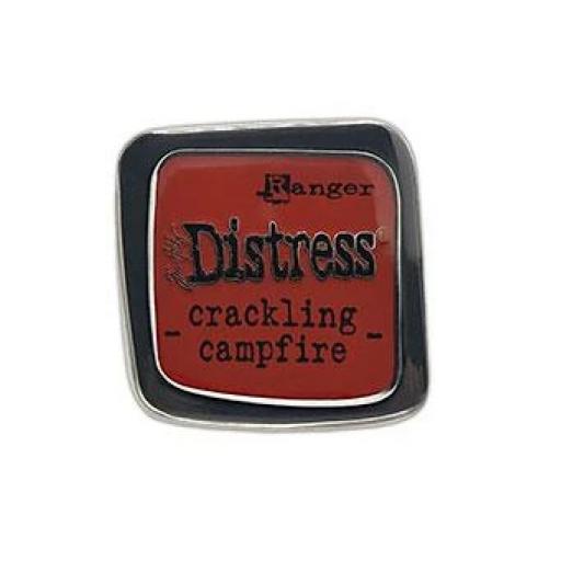 Tim Holtz ® Distress Enamel Pin - Crackling Campfire