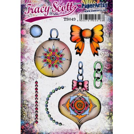 PaperArtsy - Tracy Scott 049 (A5 set, trimmed, on EZ)