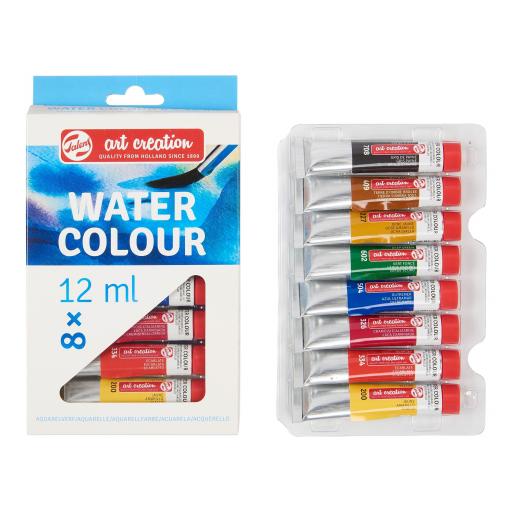 Talens Art Creation Watercolour Water Colour Set 8 x 12 ml