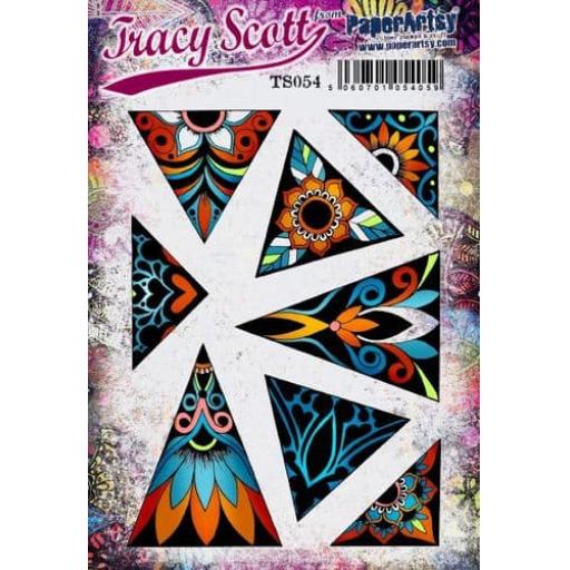 PaperArtsy - Tracy Scott 054 (A5 set, trimmed, on EZ)