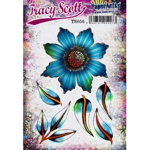 PaperArtsy - Tracy Scott 056 (A5 set, trimmed, on EZ)