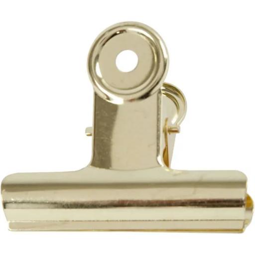 Brass Metal Bulldog Clip 7,5 cm