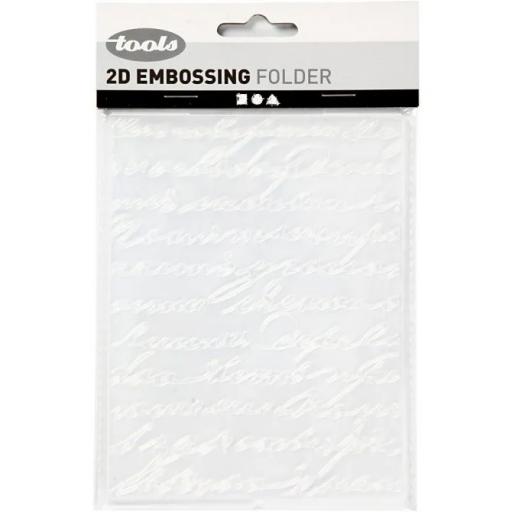 Embossing Folder - words