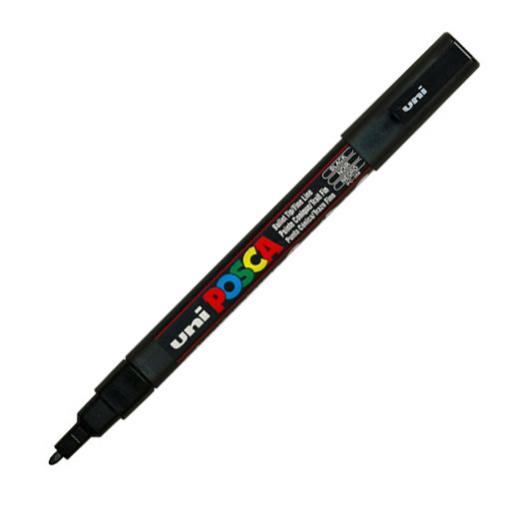 Uni POSCA Marker Pen PC-3M Fine - Black