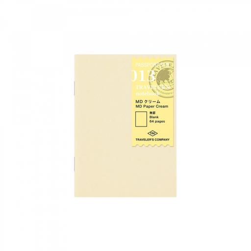 TRAVELER’S Notebook Passport Size Refill 013 – MD Paper Cream