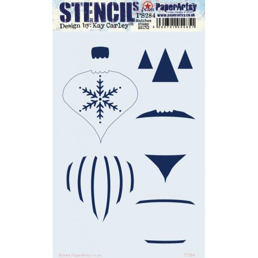 PaperArtsy - PA Stencil 284 Large {EKC}