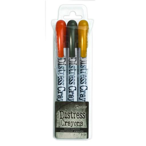 Tim Holtz Distress Crayon Pearl Set #1 Halloween {TSHK77459}