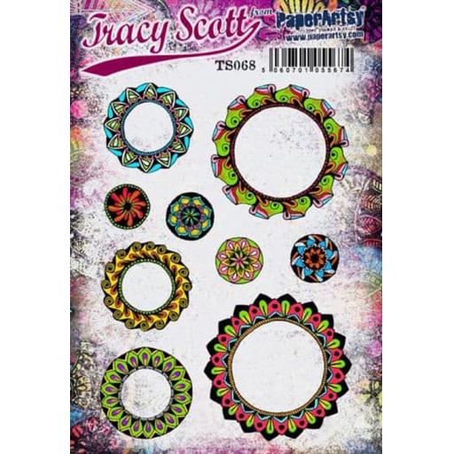 PaperArtsy - Tracy Scott 068 (A5 set, trimmed, on EZ)