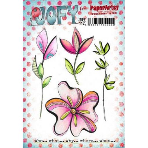 PaperArtsy - JOFY112 (A5 set, trimmed, on EZ)