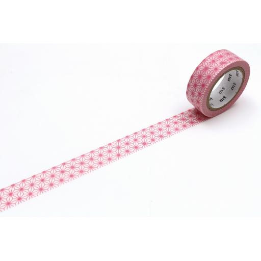 mt Washi Asanoha Momo Washi Masking Tape 15mm x 7m