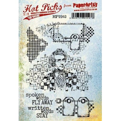 PaperArtsy - Hot Pick: 2203 (A5 set, trimmed, on EZ)