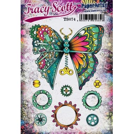 PaperArtsy - Tracy Scott 074 (A5 set, trimmed, on EZ)