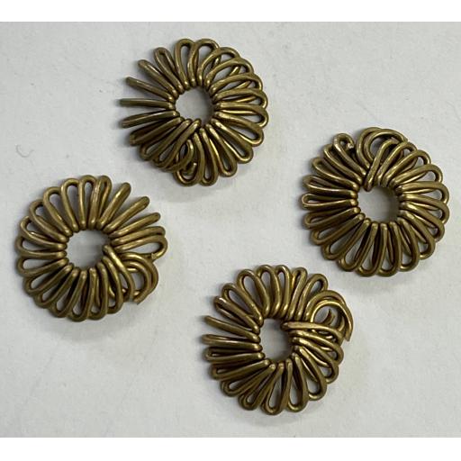 Metal Embellishments x 4