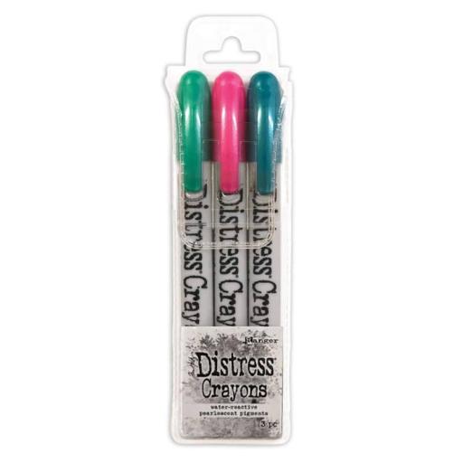 Ranger Tim Holtz Distress Pearl Crayons Holiday Set 4 {81180}