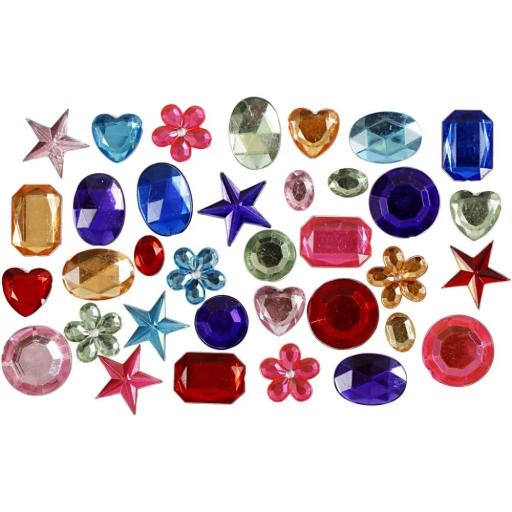 Rhinestones, size 10-15 mm, 20 g approx/ 1 pack