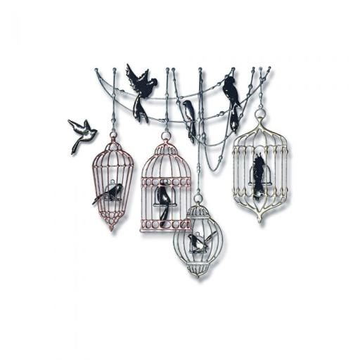 Sizzix Thinlits Die Set 18PK - Birdcages by Pete Hughes