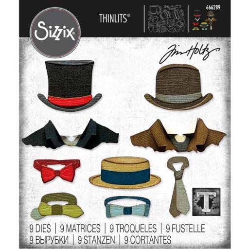 Sizzix Thinlits Die Set 9PK - Tailored by Tim Holtz