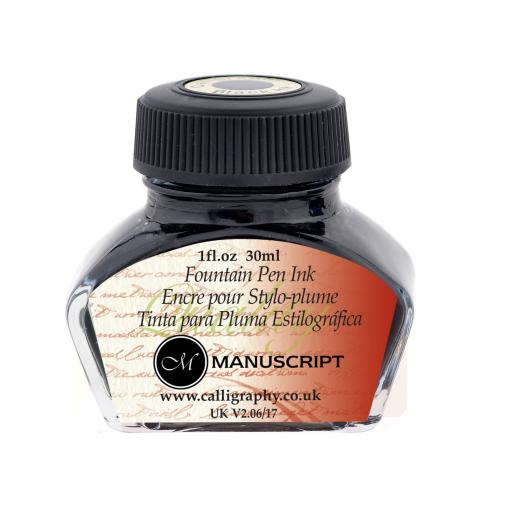 Manuscript - Black Fountain Pen Ink 30ml