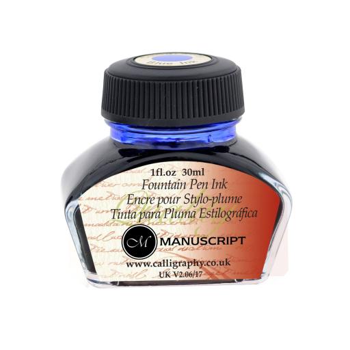 Manuscript - Blue Fountain Pen Ink 30ml