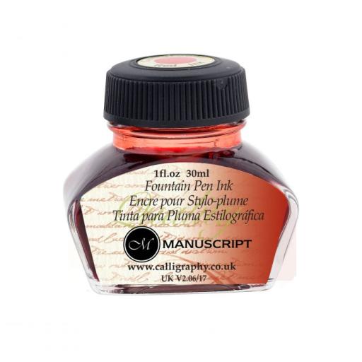 Manuscript - Red Fountain Pen Ink 30ml