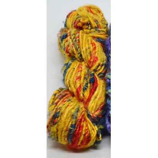 Recycled Silk Yarn Skein 100g