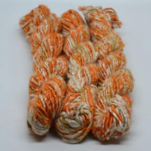 Mixed Recycled Fibre "Banana" Yarn Skein 100grams