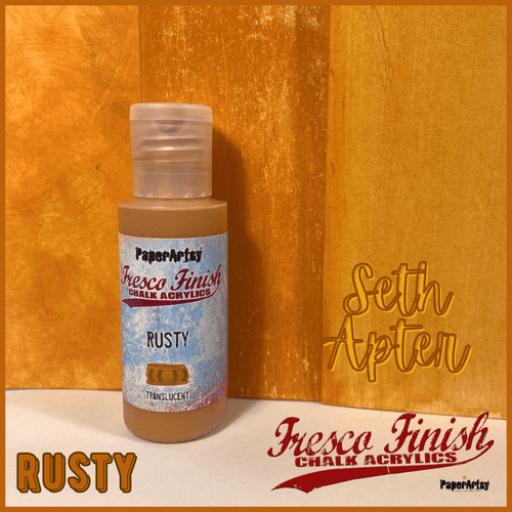 PaperArtsy - Fresco Finish - Rusty {Seth Apter}