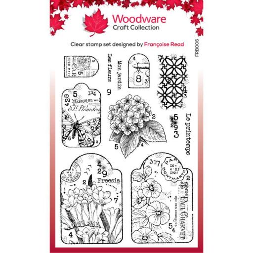 Woodware Clear Singles Garden Tags 6 in x 8 in Stamp