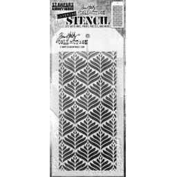 [AGTHS181] Deco Leaf Tim Holtz Layering Stencil.jpg