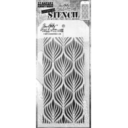 [AGTHS183] Deco Feather Tim Holtz Layering Stencil.jpg