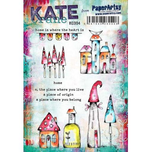 PaperArtsy -  Kate Crane Stamp Set 004 (A5 on EZ)