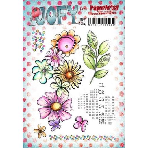 PaperArtsy - JOFY134 (A5 set, trimmed, on EZ)