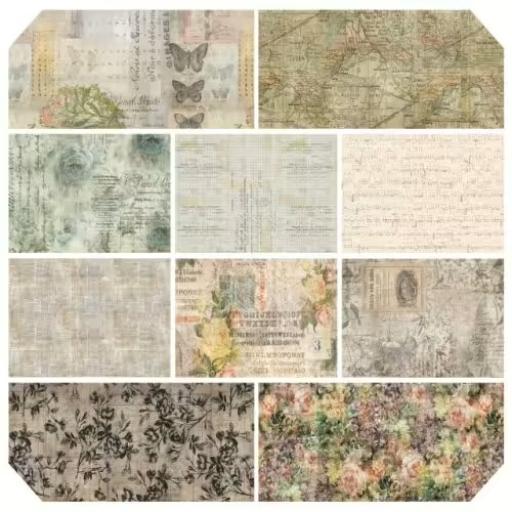 Tim Holtz ®-  FB8FQTH.FOUNDATIONS Fat Quarter Bundle (includes 10 pieces)