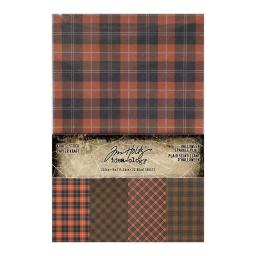 [ADTH94398] Kraft-stock Halloween Sparkle Plaid Tim Holtz Idealogy.jpg