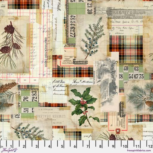 Tim Holtz ® - Holidays Past - Woodland Collage - Multi