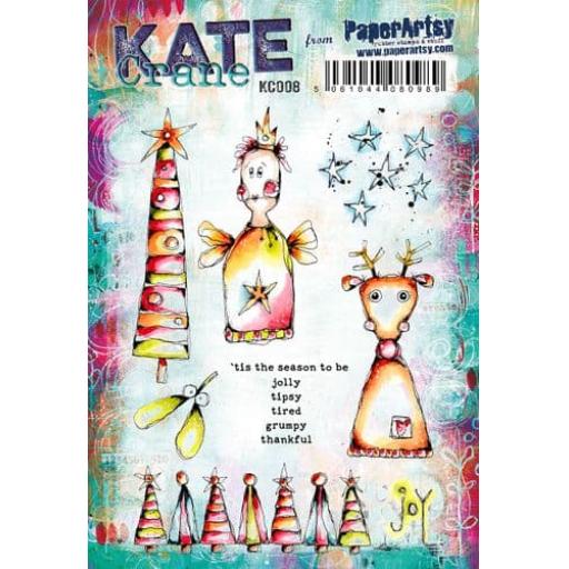 PaperArtsy - Kate Crane Stamp Set 008 (A5 on EZ)